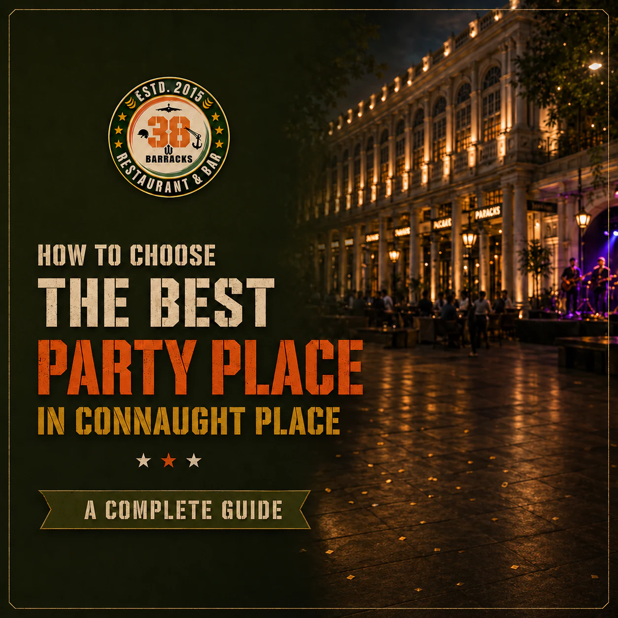 How to choose the best party place in Connaught Place complete celebration venue guide