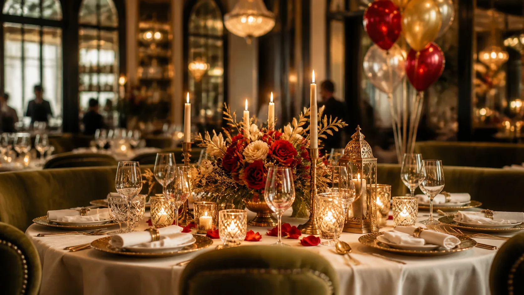 Premium private party table at a Connaught Place restaurant