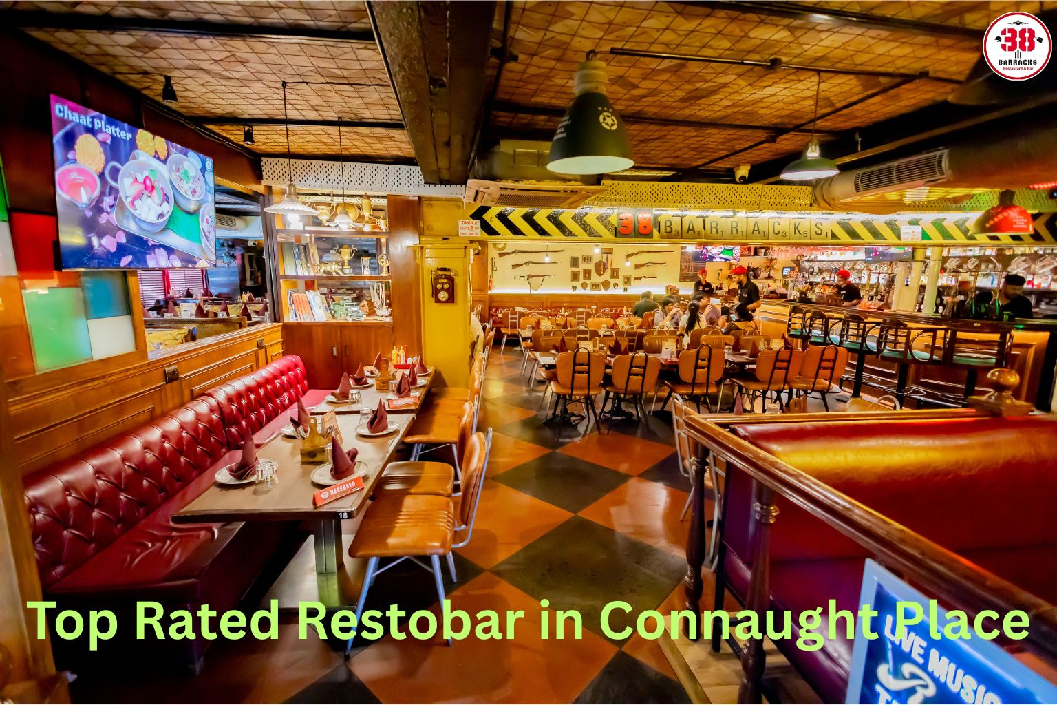 top rated restobar in Connaught Place